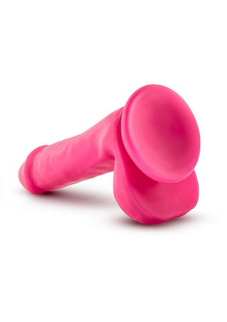 Neo Elite Silicone Dual Density Dildo with Balls