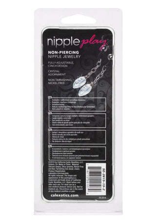 Nipple Play Non-Piercing Nipple Jewelry Crystal Teardrop