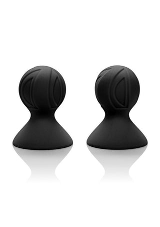 Nipple Play Silicone Pro Nipple Suckers - Black