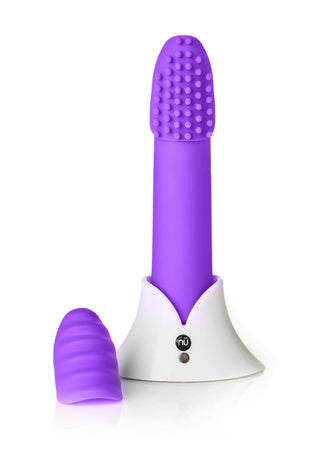 Nu Sensuelle Point Plus Rechargeable Silicone Bullet - Purple