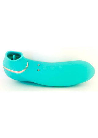 Nu Sensuelle Trinitii Rechargeable Silicone Vibrator - Blue/Electric Blue