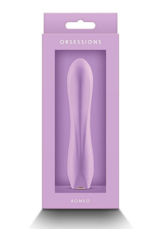 Obsessions Romeo Rechargeable Silicone Vibrator - Lavender/Purple