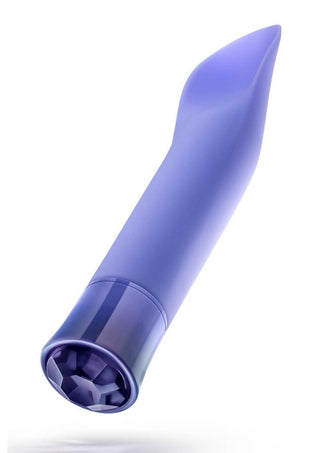 Oh My Gem Enrapture Rechargeable Silicone G-Spot Vibrator - Tanzanite - Blue