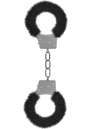 Ouch! Beginner's Furry Handcuffs - Black