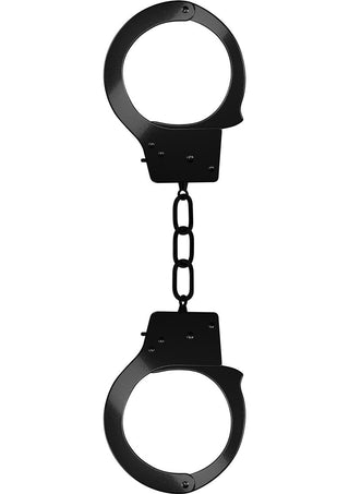 Ouch! Beginner's Handcuffs - Black/Metal