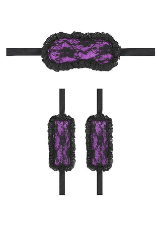 Ouch! Kits Introductory Bondage Kit #7 - Purple - 2 Piece Kit