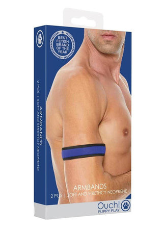 Ouch! Neoprene Armbands - Blue