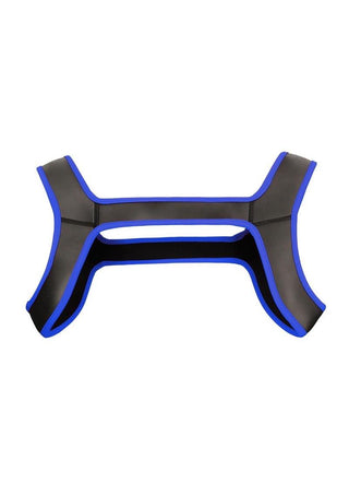 Ouch! Neoprene Harness - Blue - Large/XLarge