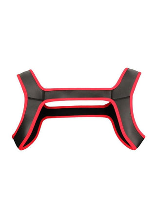 Ouch! Neoprene Harness - Red - Large/XLarge