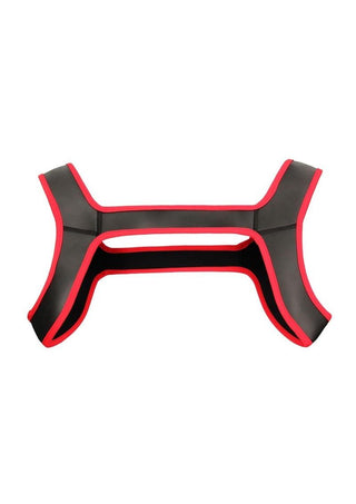 Ouch! Neoprene Harness - Red - Medium/Small