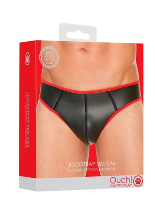 Ouch! Neoprene Jockstrap - Red - Medium/Small