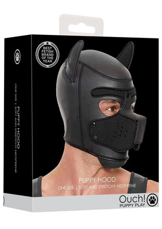 Ouch! Neoprene Puppy Hood - Black