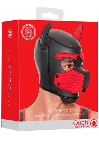 Ouch! Neoprene Puppy Hood - Red