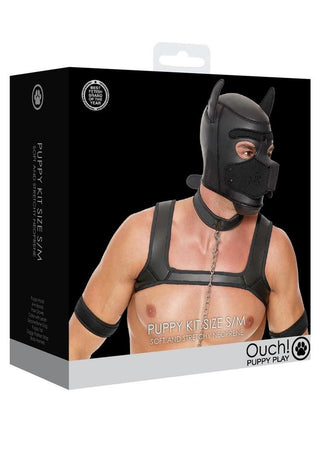 Ouch! Neoprene Puppy Kit - Black - Medium/Small