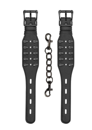 Ouch! Skulls and Bones Skull Handcuffs Leather