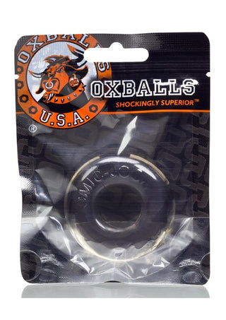 Oxballs Atomic Jock Do-Nut-2 Fatty Cock Ring - Smoke - Large