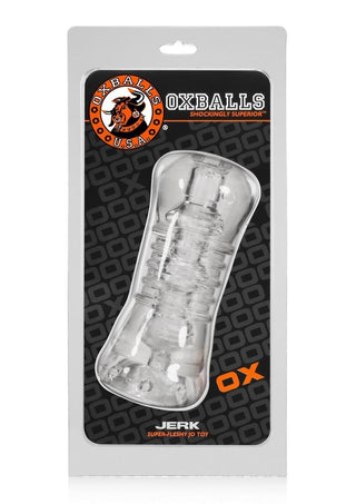 Oxballs Atomic Jock Jerk Masturbator - Clear