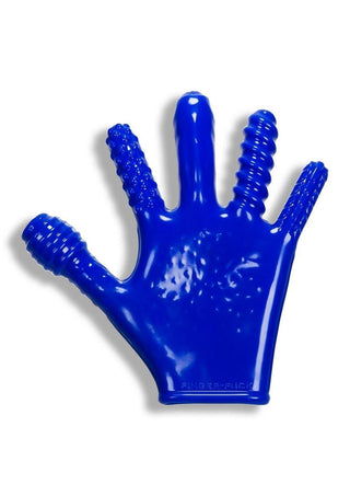 Oxballs Finger Fuck Textured Glove - Blue