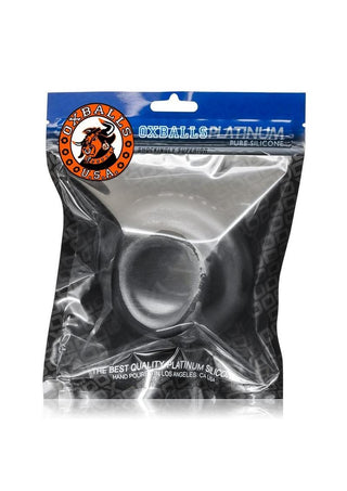 Oxballs Juicy Silicone Cock Ring - Black - 3.5in