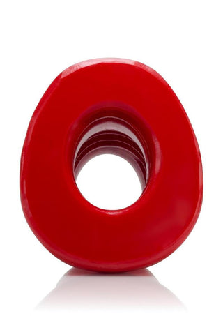 Oxballs Pig-Hole-3 Large Silicone Hollow Butt Plug - Red - Large