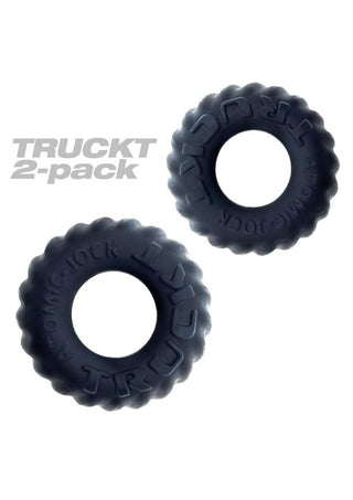 Oxballs Truckt Plus+ Silicone Cock Ring (2 Pack) - Night Edition