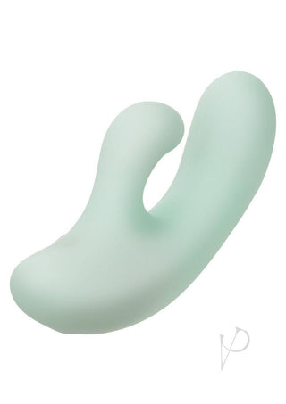 Pacifica Fiji Rechargeable Silicone Dual Vibrator - Green