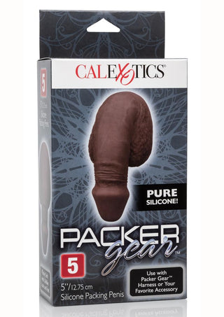 Packer Gear Silicone Packing Penis - Black - 5in