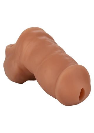 Packer Gear Ultra-Soft Silicone STP Hollow Packer - Brown/Chocolate