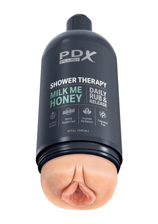 Pdx Plus Shower Therapy Milk Me Honey Discreet Stroker