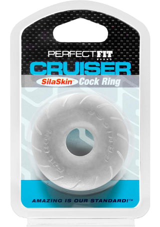 Perfect Fit Cruiser Silaskin Cock Ring - Clear