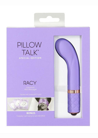 Pillow Talk Special Edition Racy Silicone Rechargeable G-Spot Mini Vibrator - Purple/Rose Gold