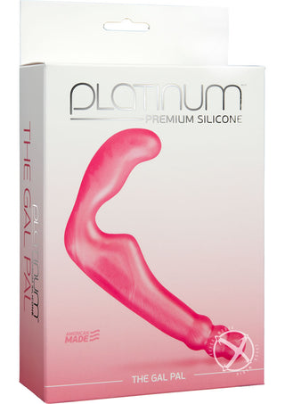 Platinum Premium Silicone The Gal Pal Strapless Strap-On G-Spot Dildo - Pink - 6.2in