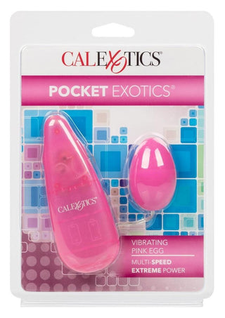 Pocket Exotics Vibrating Pink Passion Egg - Pink