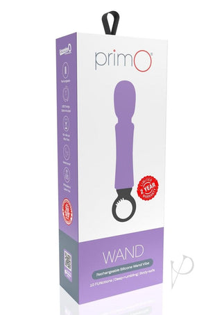 Primo Rechargeable Silicone Wand - Lavender/Purple