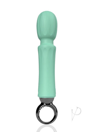 Primo Rechargeable Silicone Wand - Teal