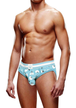 Prowler Winter Animals Brief - Blue/White - XLarge