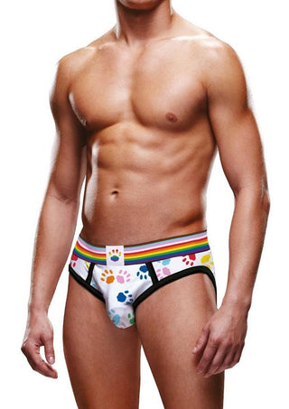 Prowler Pride Paw Brief - Multicolor/Rainbow - Large