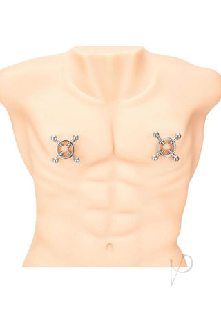 Prowler Red 4 Way Screw Nipple Clamps