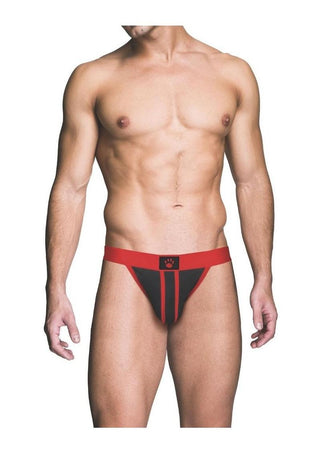 Prowler Red Ass-Less Jock - Black/Red - Medium