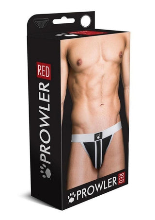 Prowler Red Ass-Less Jock - Black/White - Small