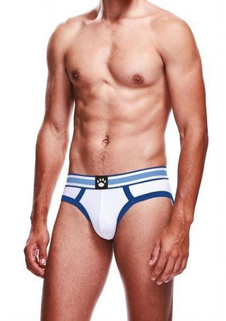 Prowler White/Blue Brief - Blue/White - XSmall