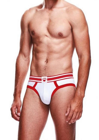 Prowler White/Red Brief - Red/White - XSmall