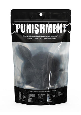 Punishment Bunny Tail Silicone Butt Plug