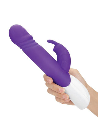 Rabbit Essentials Silicone Rechargeable Thrusting Rabbit Vibrator