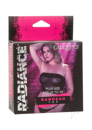 Radiance Bandeau Top - Black - Plus Size/Queen