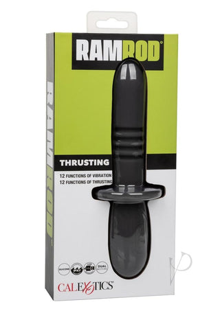 Ramrod Thrusting Rechargeable Silicone Anal Probe - Gray/Grey