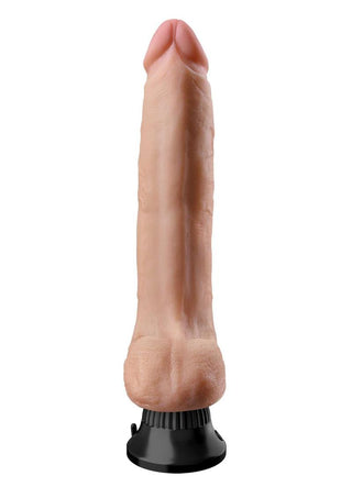 Real Feel Deluxe No. 10 Wallbanger Vibrating Dildo with Balls