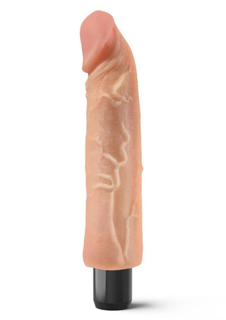 Real Feel Lifelike Toyz No. 6 Realistic Vibrating Dildo - Flesh/Vanilla - 8in