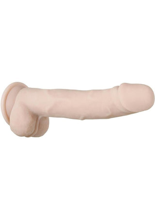 Real Supple Poseable Dildo with Balls