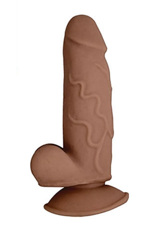 Realcocks Dual Layered #1 Bendable Dildo - Brown/Caramel - 5.5in